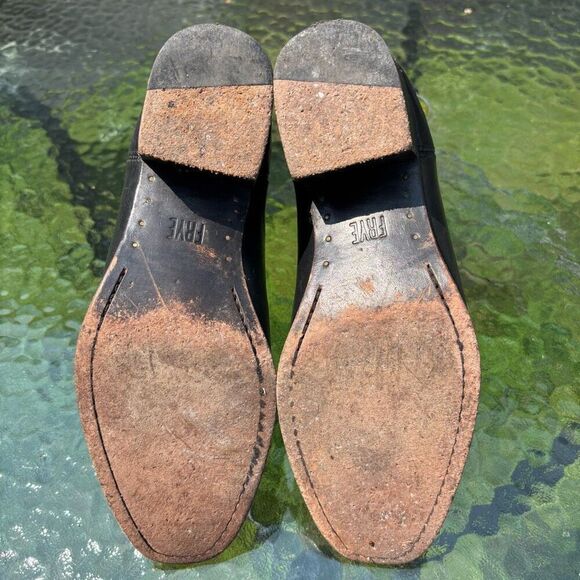 FRYE Dara black Leather Chelsea Boots Size 6 B - Picture 8 of 11